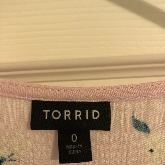 torrid Tops - Torrid size 0, gauze shirt